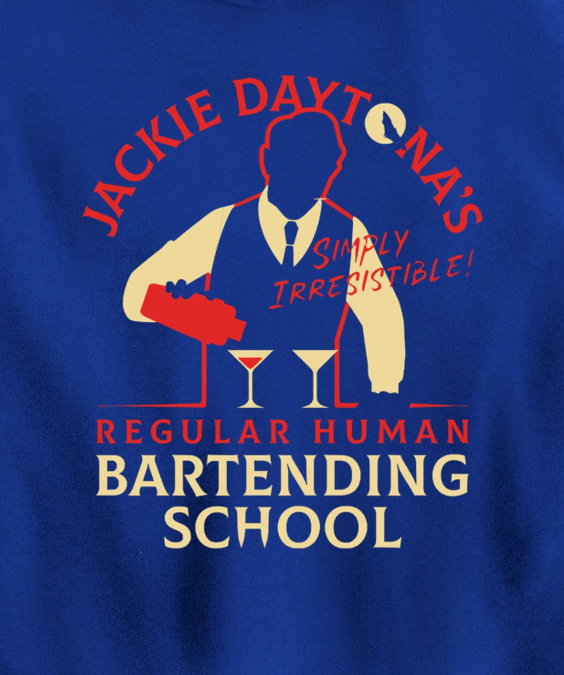 Regular Human Bartending School Funny Gift For Bartender Pullover Hoodie