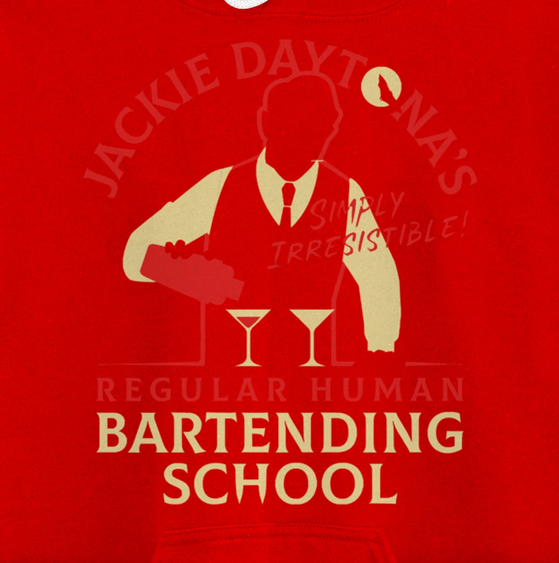Regular Human Bartending School Funny Gift For Bartender Pullover Hoodie