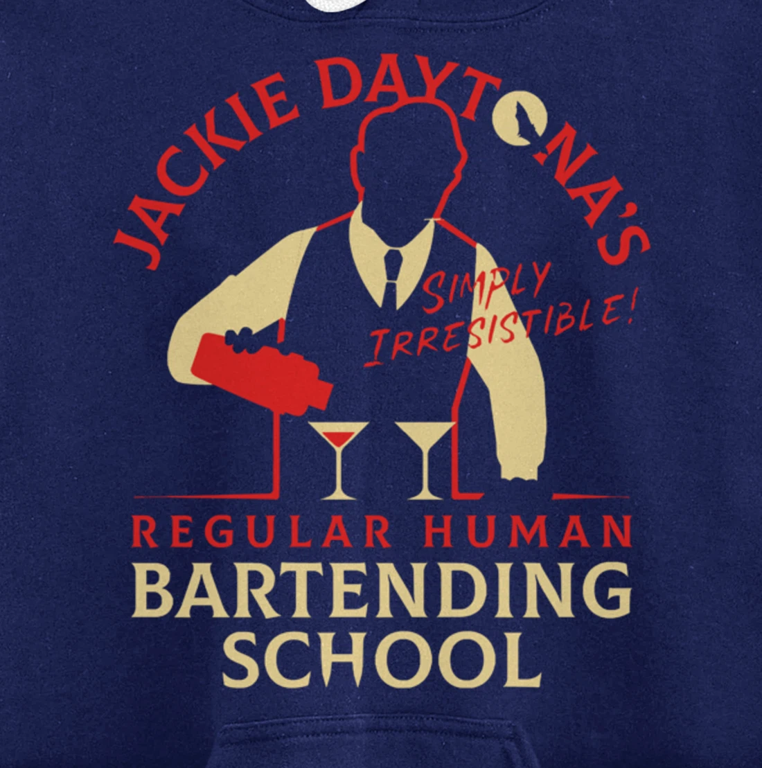 Regular Human Bartending School Funny Gift For Bartender Pullover Hoodie