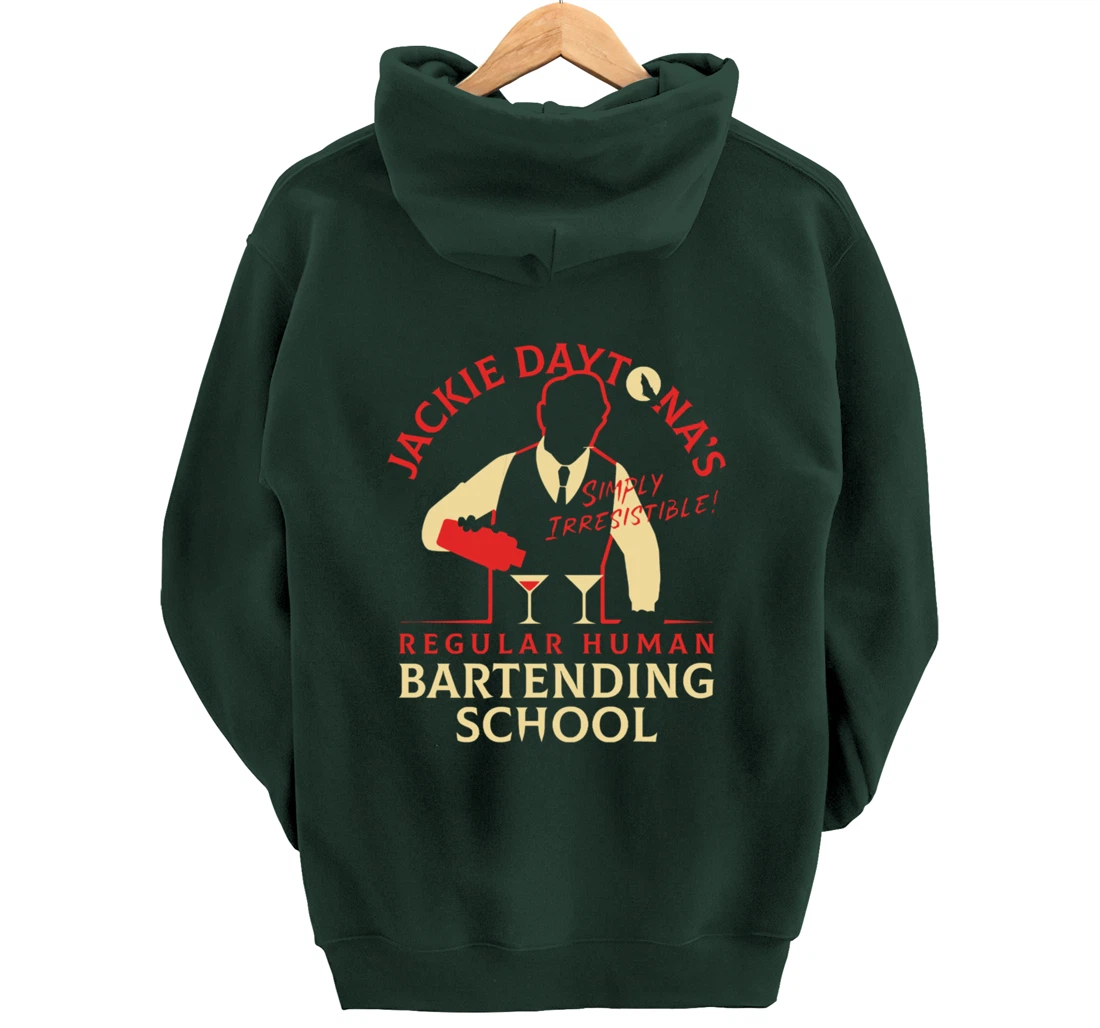 Regular Human Bartending School Funny Gift For Bartender Pullover Hoodie