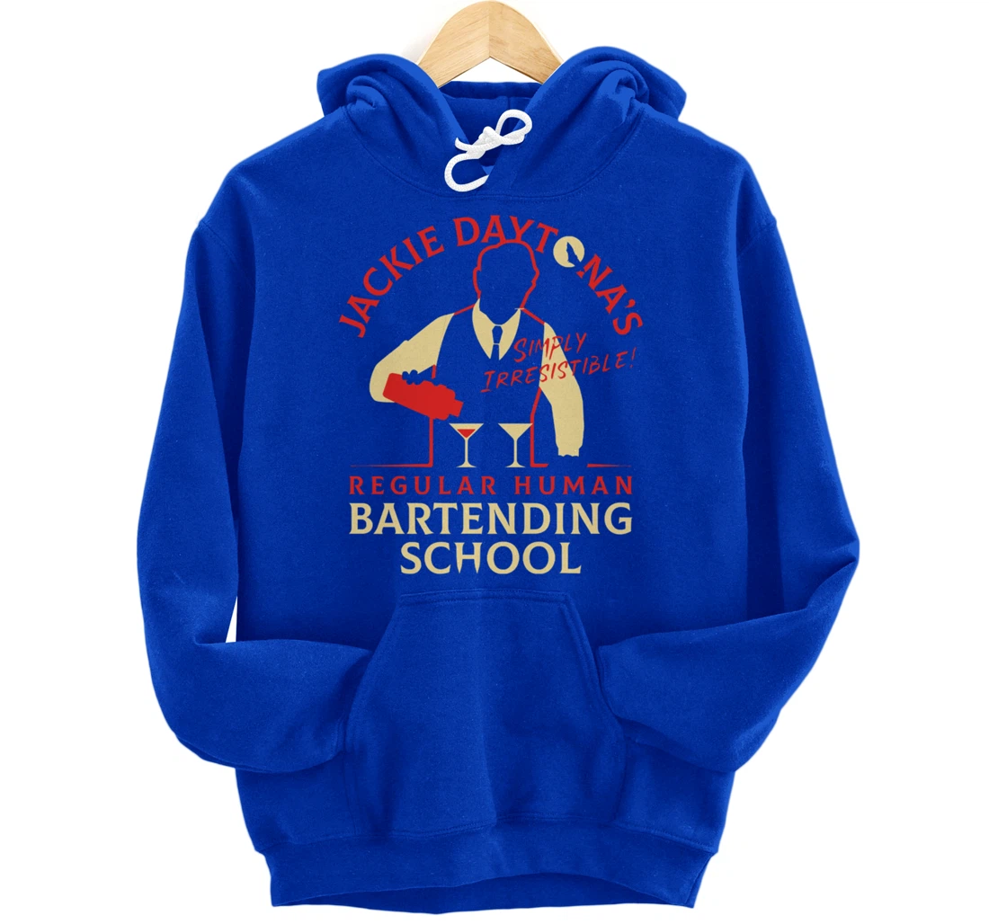 Regular Human Bartending School Funny Gift For Bartender Pullover Hoodie