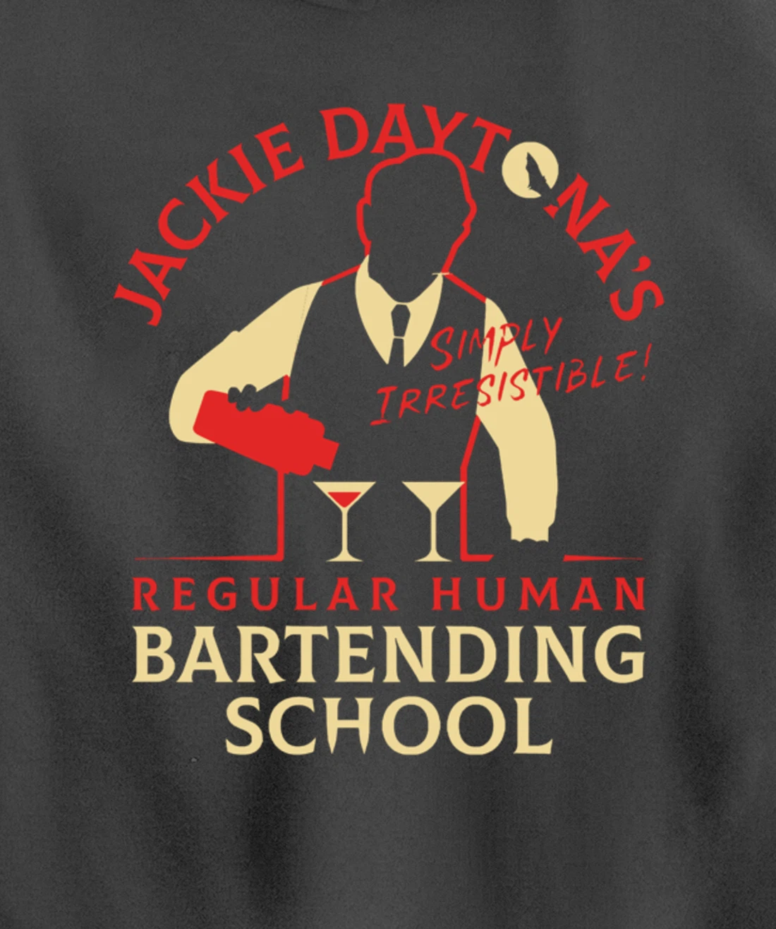 Regular Human Bartending School Funny Gift For Bartender Pullover Hoodie