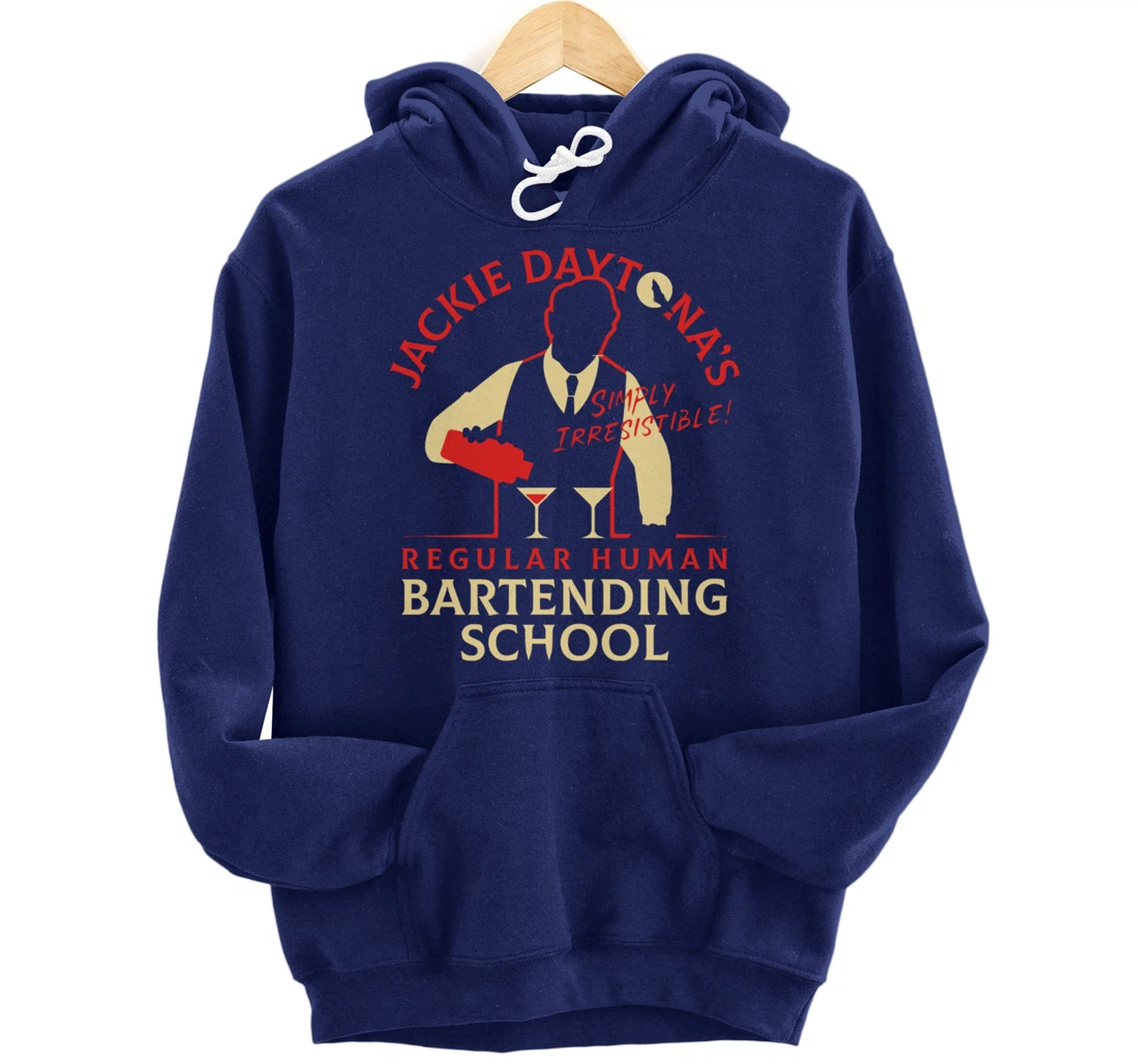 Regular Human Bartending School Funny Gift For Bartender Pullover Hoodie