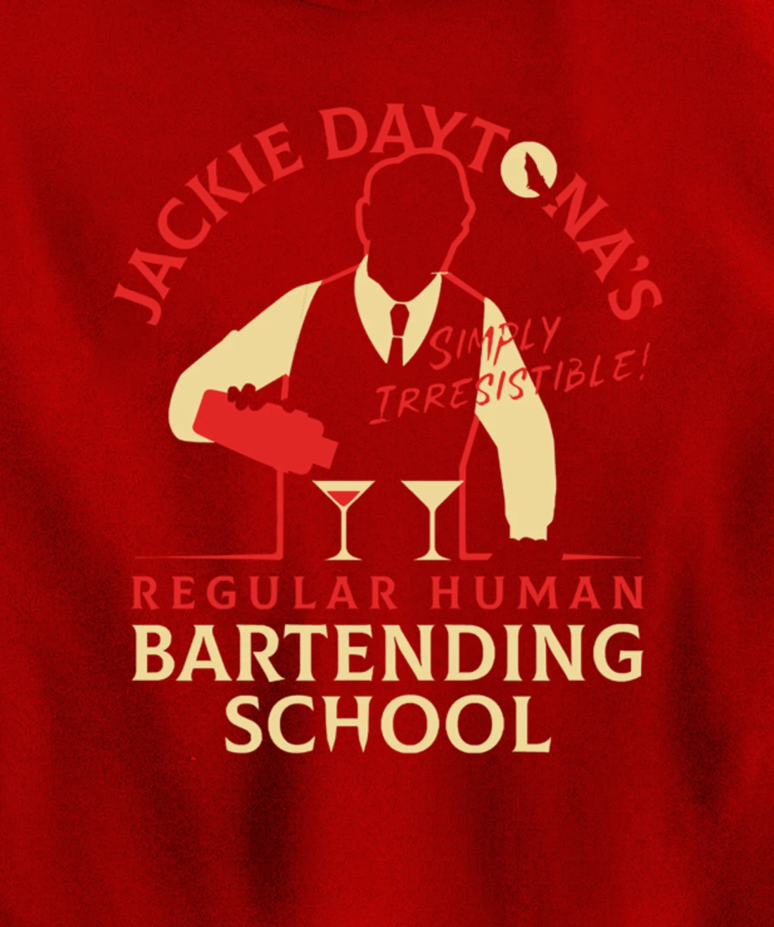 Regular Human Bartending School Funny Gift For Bartender Pullover Hoodie