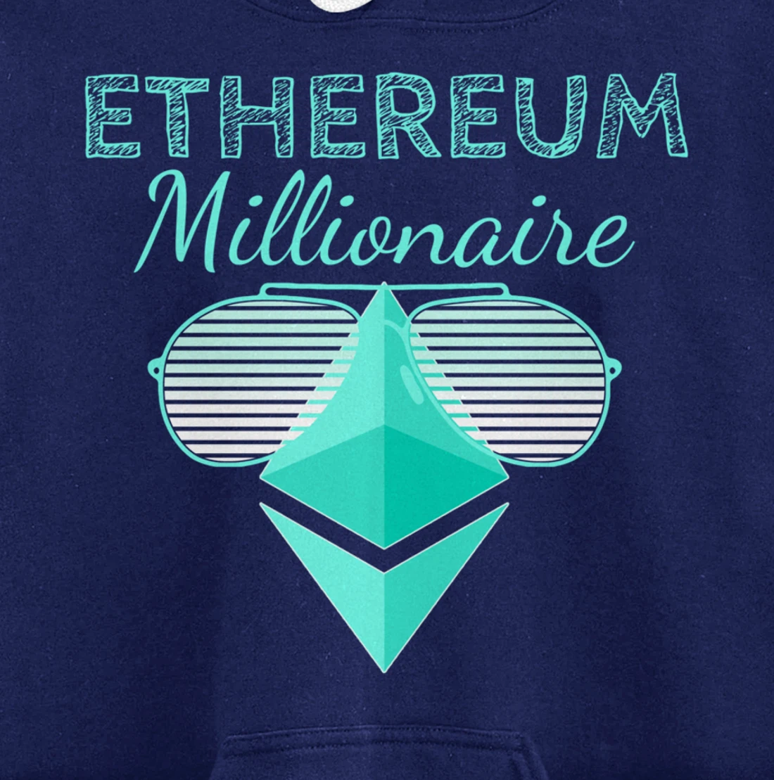 Ethereum Shirt Crypto Shirt Crypto Millionaire ETH Ethereum Pullover Hoodie