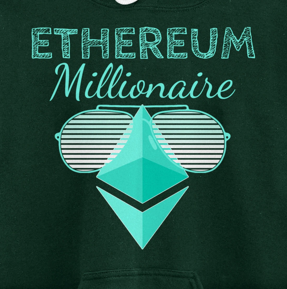 Ethereum Shirt Crypto Shirt Crypto Millionaire ETH Ethereum Pullover Hoodie
