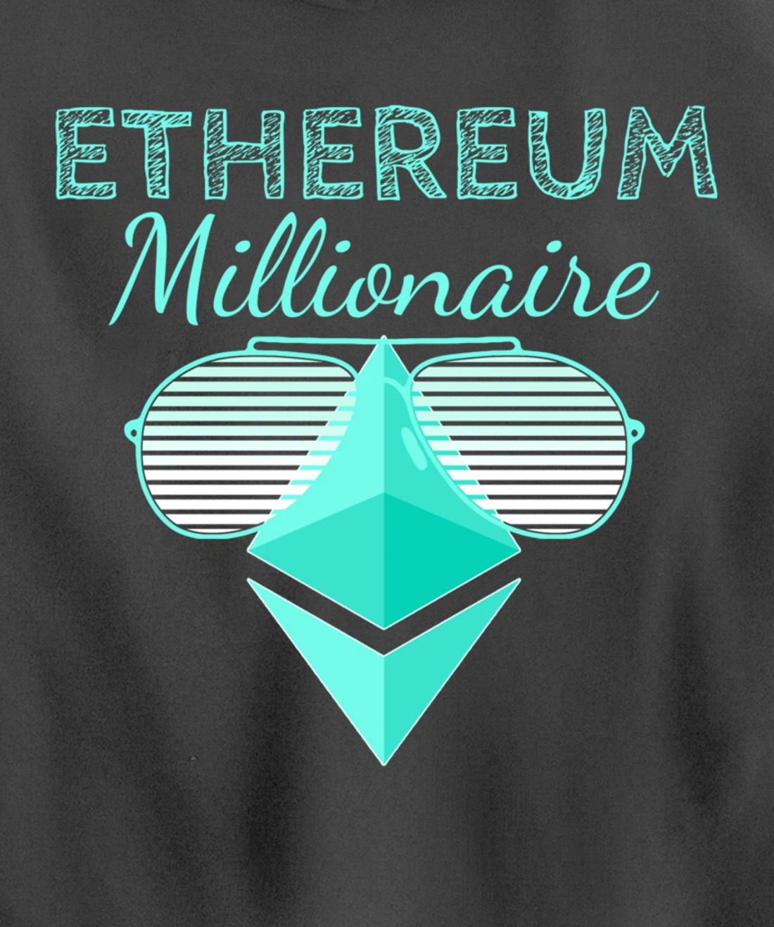 Ethereum Shirt Crypto Shirt Crypto Millionaire ETH Ethereum Pullover Hoodie