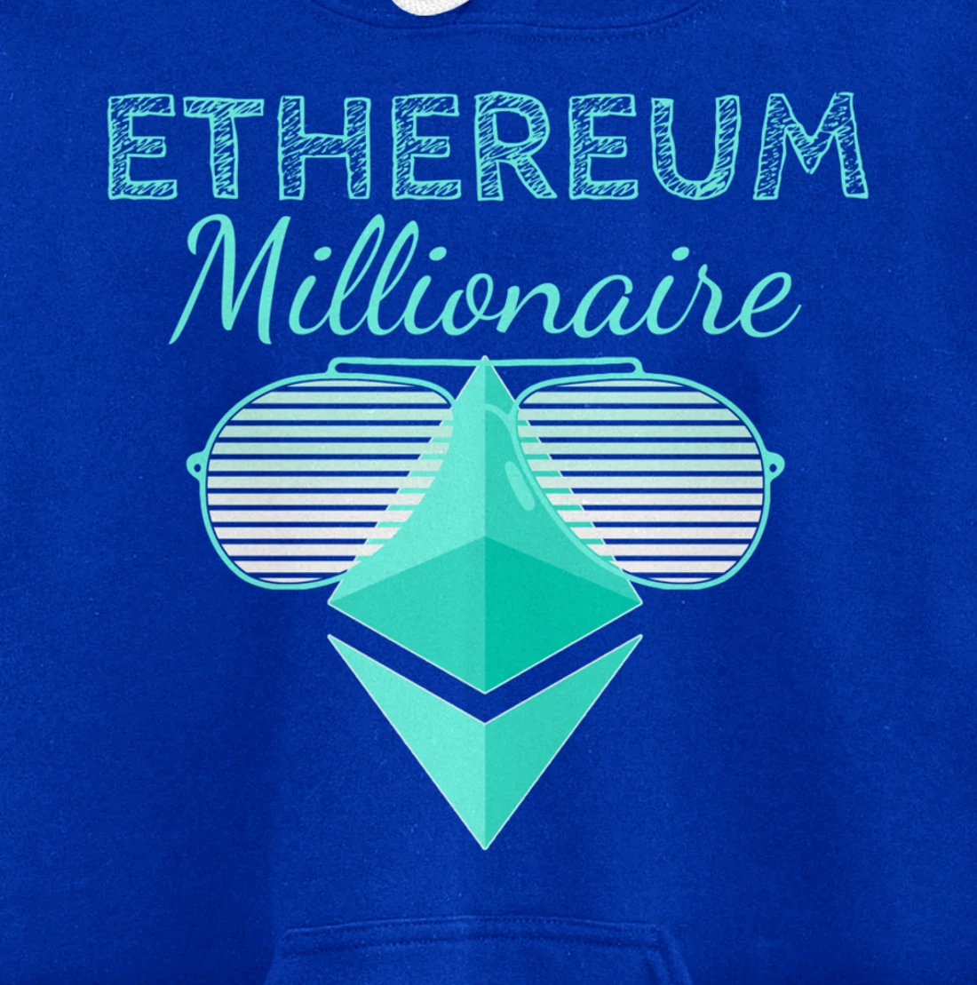 Ethereum Shirt Crypto Shirt Crypto Millionaire ETH Ethereum Pullover Hoodie