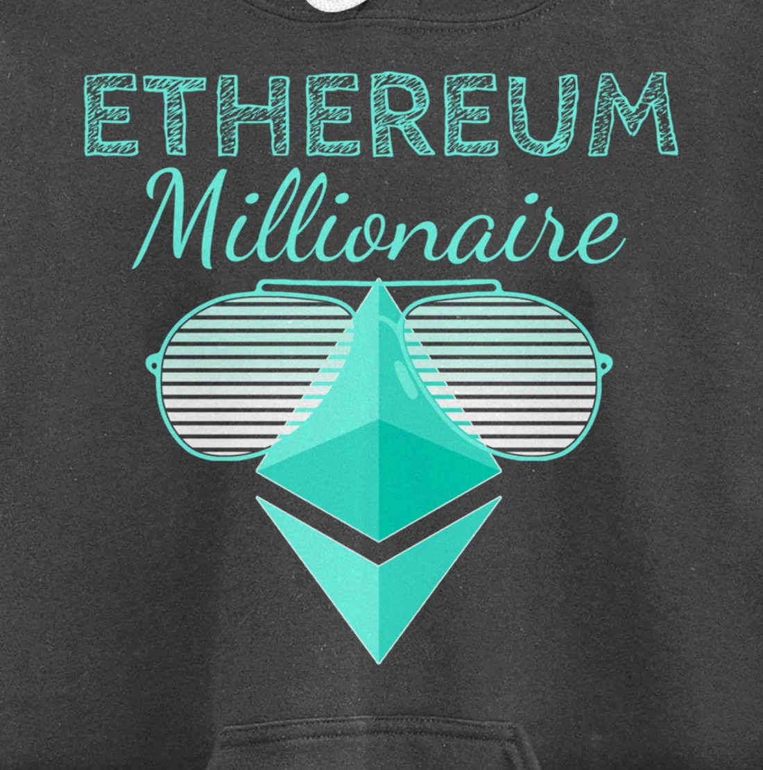 Ethereum Shirt Crypto Shirt Crypto Millionaire ETH Ethereum Pullover Hoodie