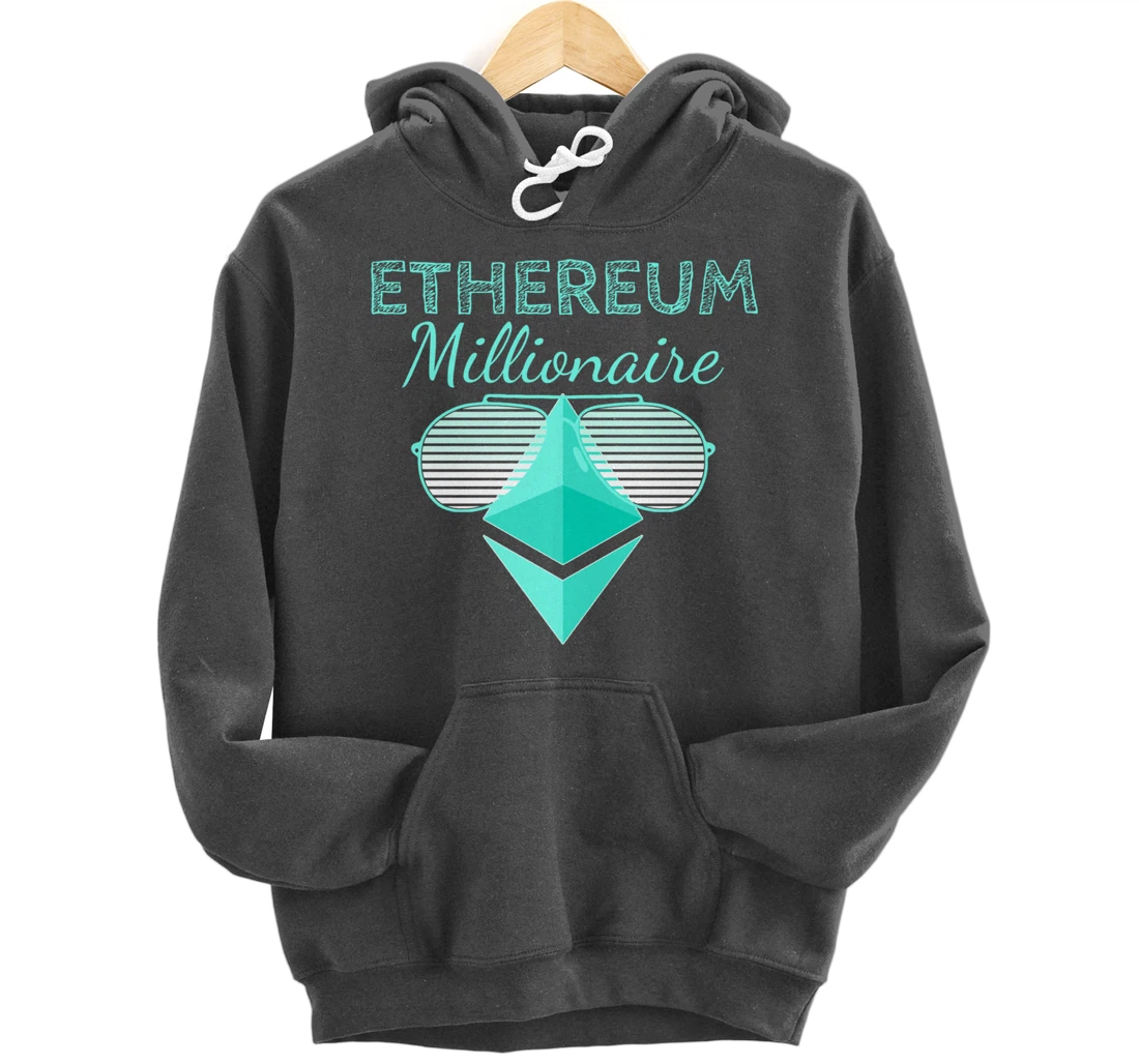 Ethereum Shirt Crypto Shirt Crypto Millionaire ETH Ethereum Pullover Hoodie