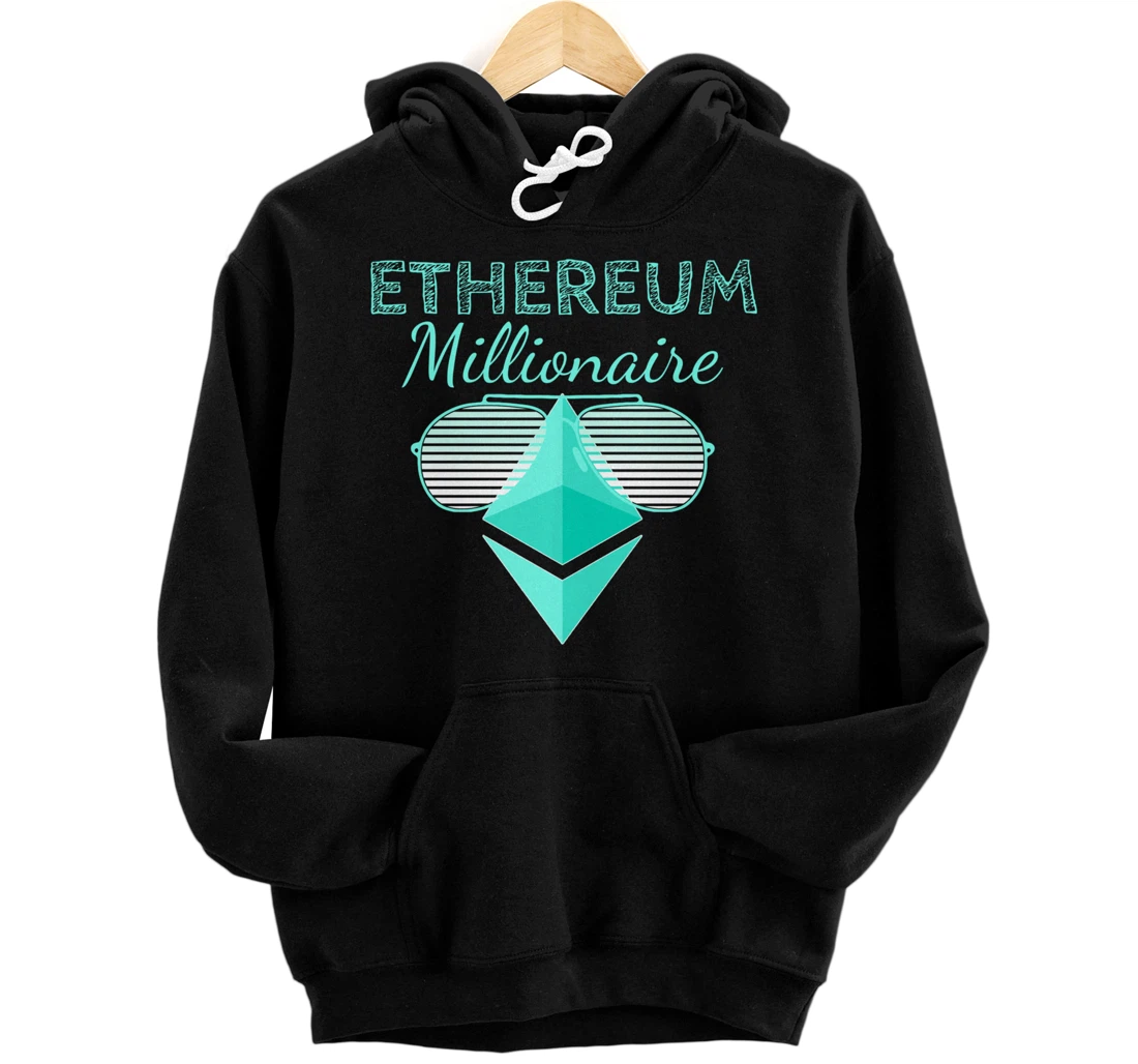 Ethereum Shirt Crypto Shirt Crypto Millionaire ETH Ethereum Pullover Hoodie
