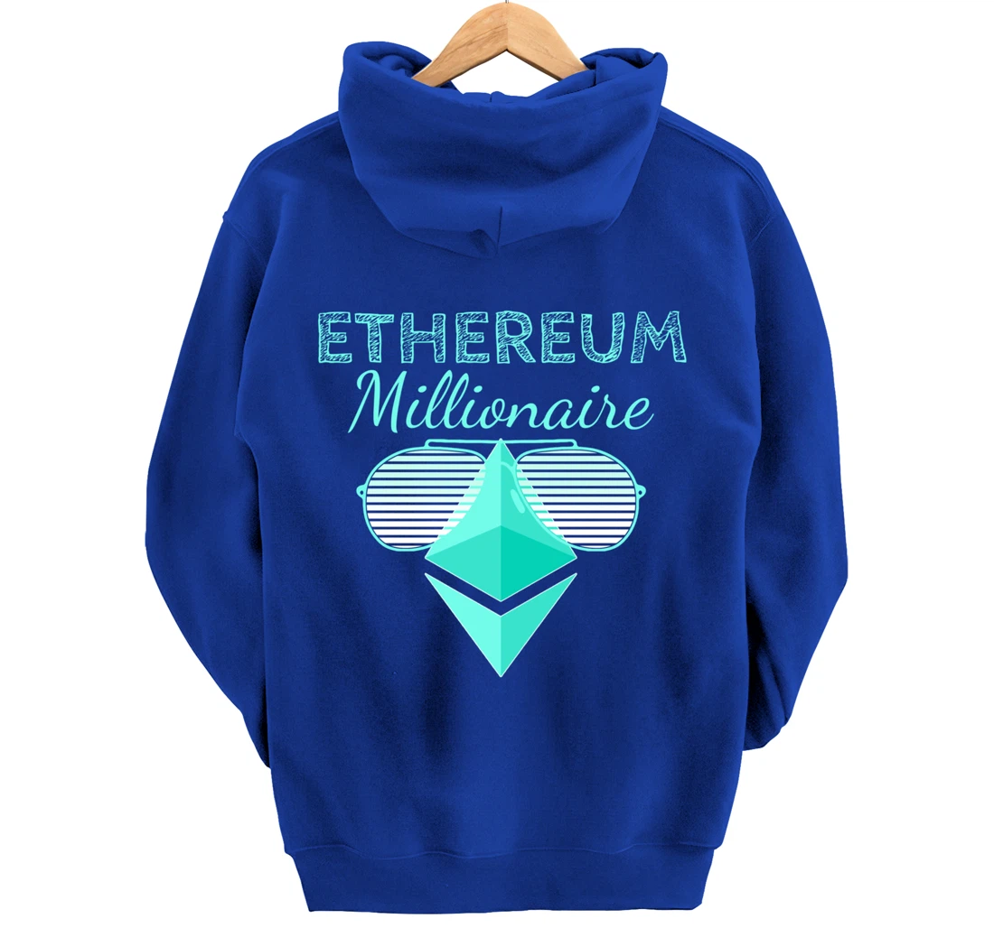 Ethereum Shirt Crypto Shirt Crypto Millionaire ETH Ethereum Pullover Hoodie
