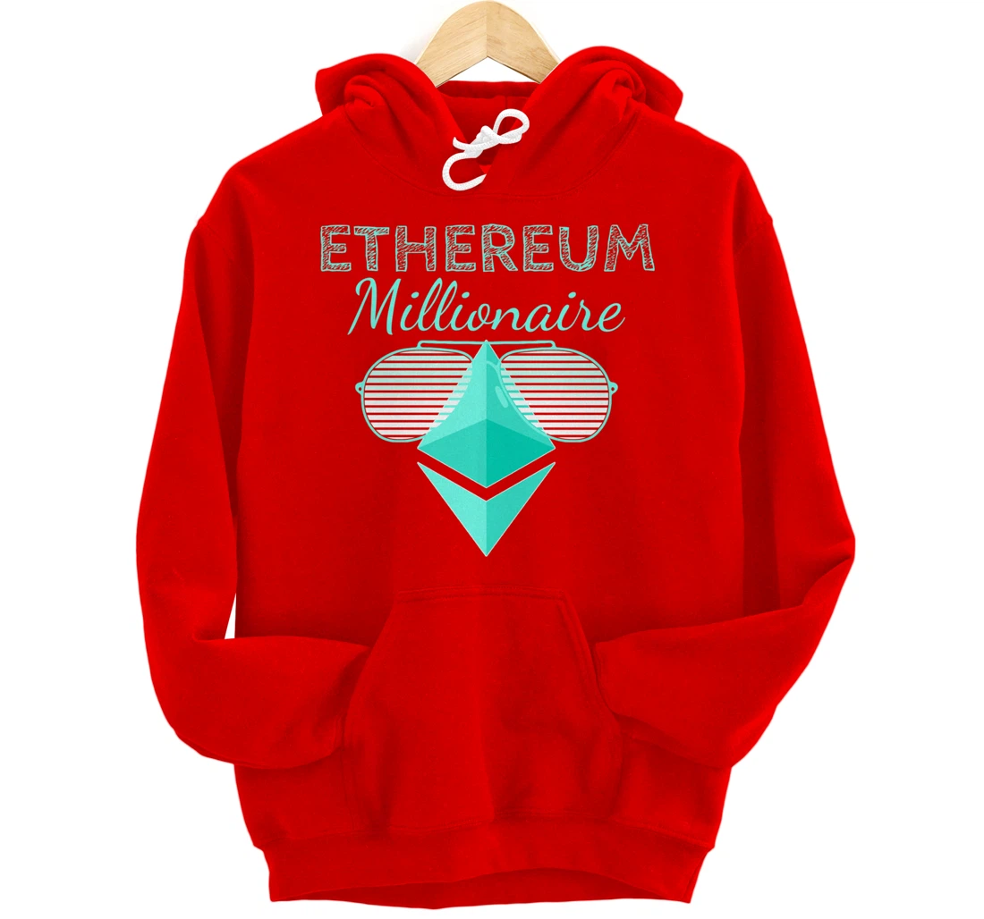 Ethereum Shirt Crypto Shirt Crypto Millionaire ETH Ethereum Pullover Hoodie