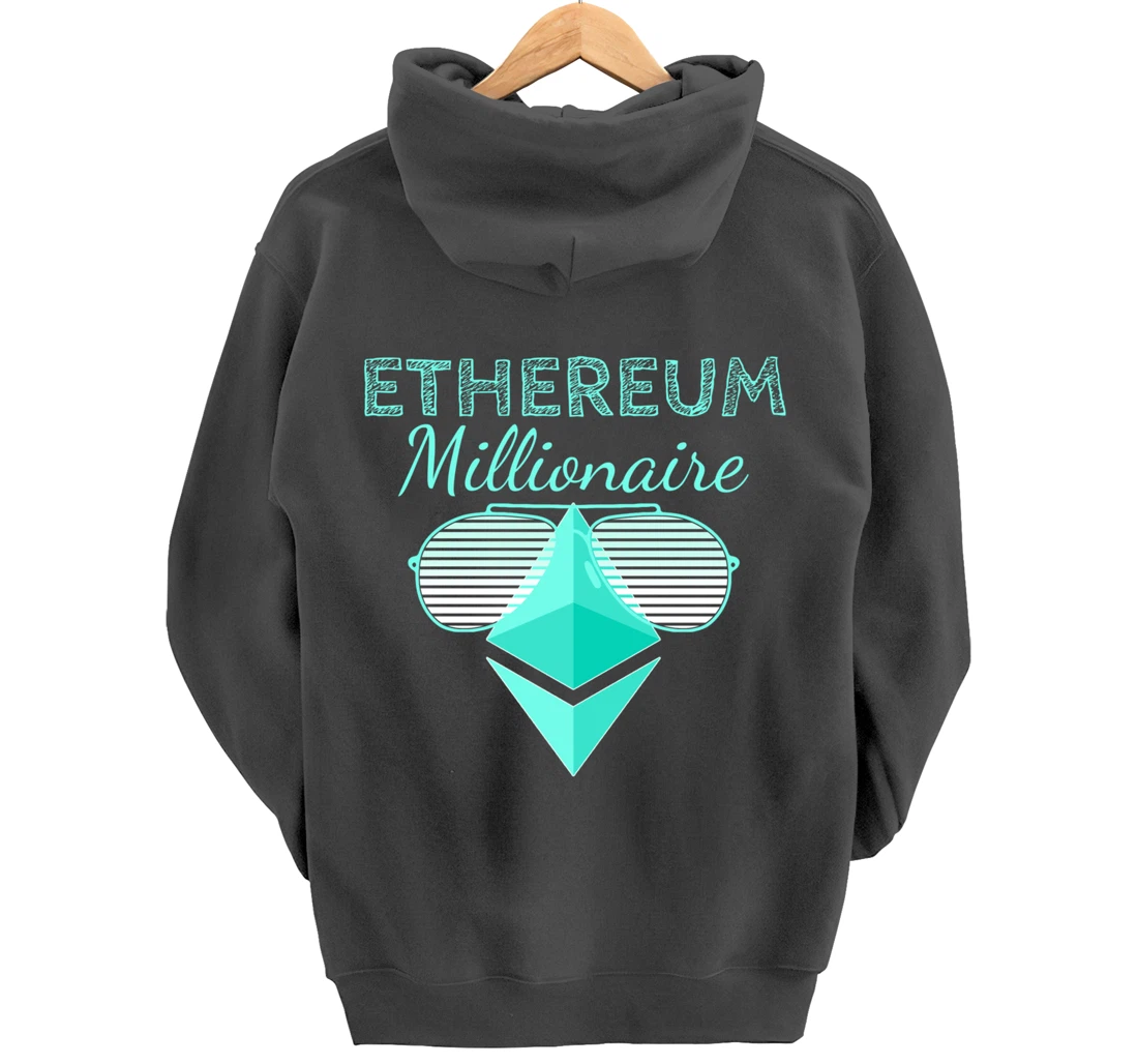 Ethereum Shirt Crypto Shirt Crypto Millionaire ETH Ethereum Pullover Hoodie