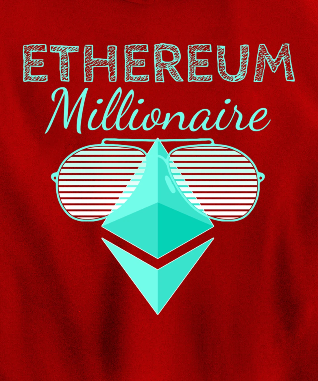 Ethereum Shirt Crypto Shirt Crypto Millionaire ETH Ethereum Pullover Hoodie