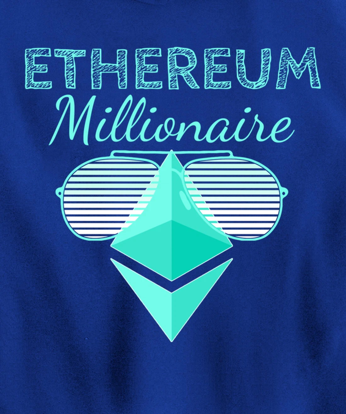 Ethereum Shirt Crypto Shirt Crypto Millionaire ETH Ethereum Pullover Hoodie