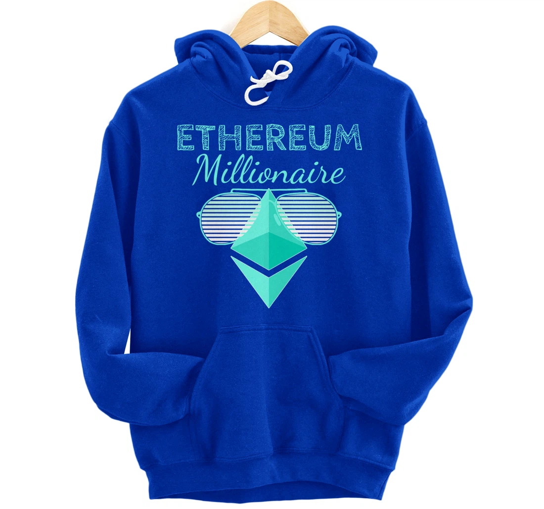 Ethereum Shirt Crypto Shirt Crypto Millionaire ETH Ethereum Pullover Hoodie