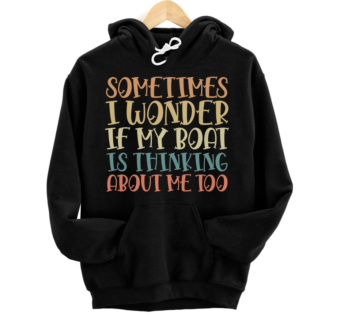 Motor Boating Boat Owner Captain Design Motor Boating Pullover Hoodie
