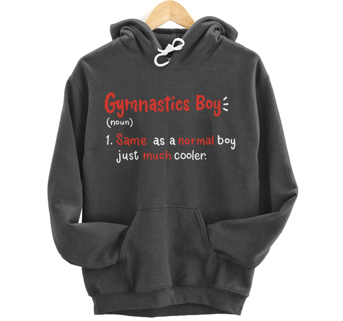 Gymnastics Boy Gymnasts Definition Pullover Hoodie