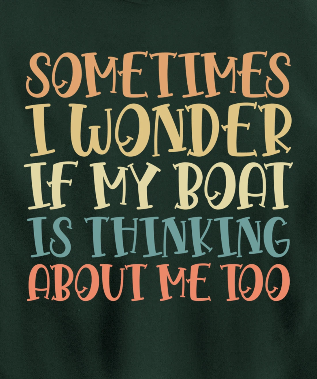 Motor Boating Boat Owner Captain Design Motor Boating Pullover Hoodie