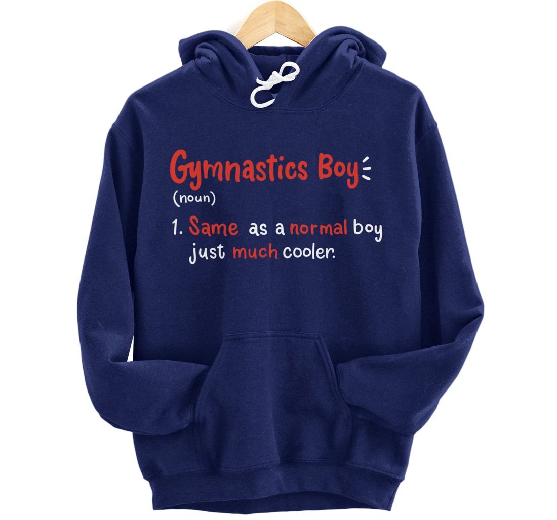 Gymnastics Boy Gymnasts Definition Pullover Hoodie
