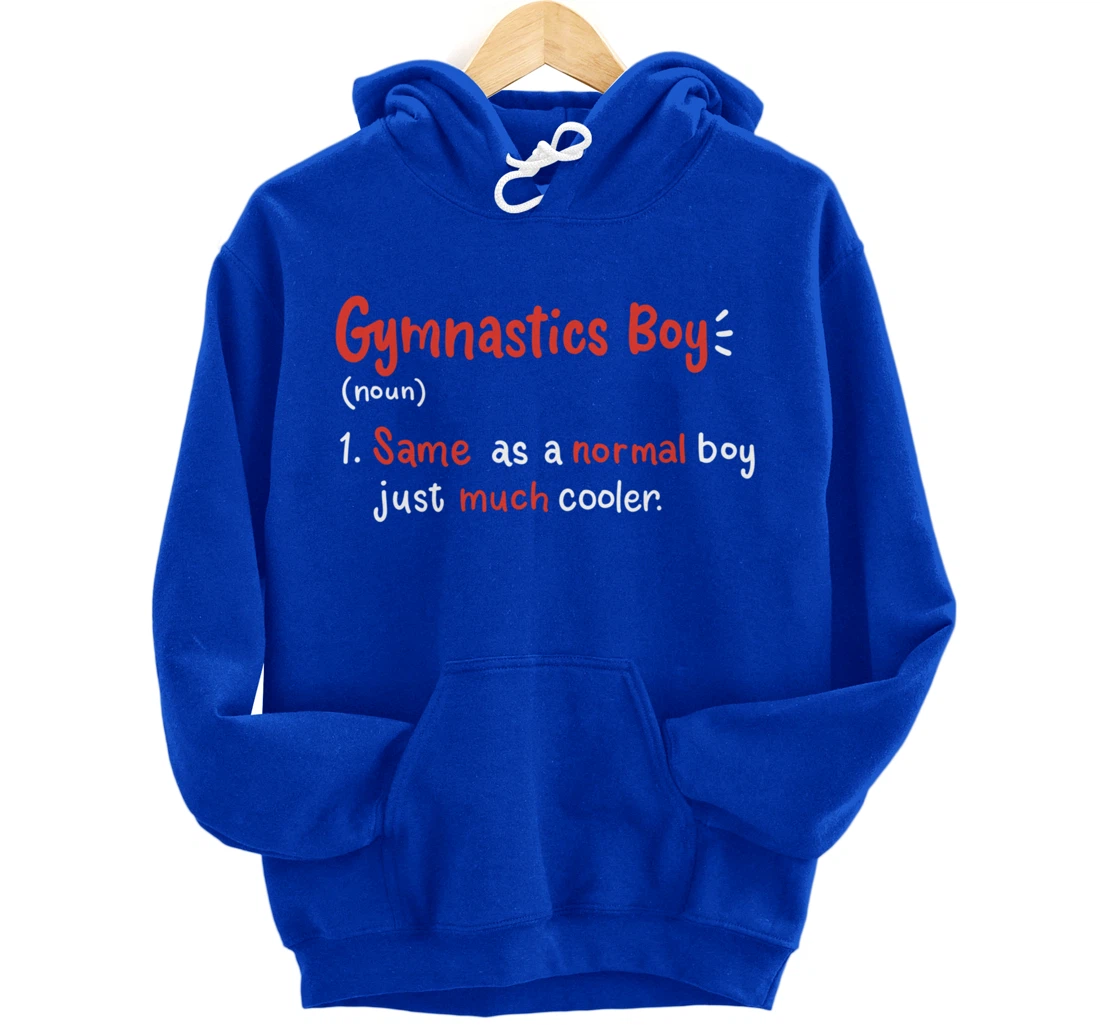 Gymnastics Boy Gymnasts Definition Pullover Hoodie