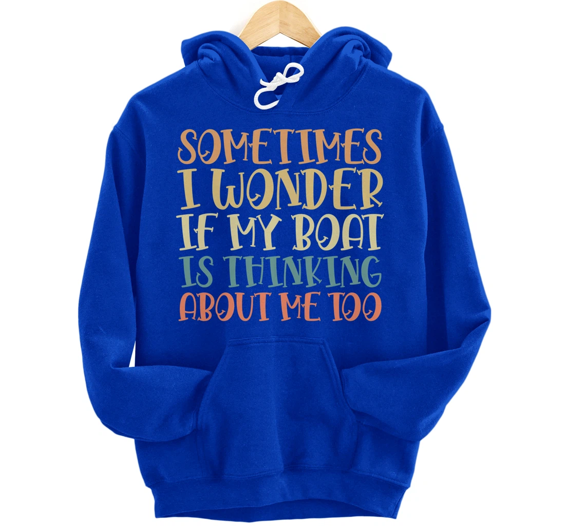 Motor Boating Boat Owner Captain Design Motor Boating Pullover Hoodie