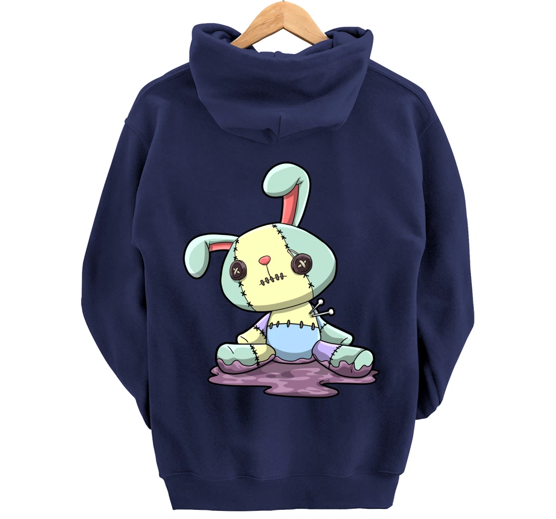 Bunny Pastel Goth Kawaii Anime Pullover Hoodie