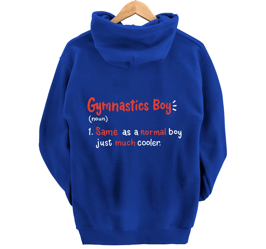 Gymnastics Boy Gymnasts Definition Pullover Hoodie
