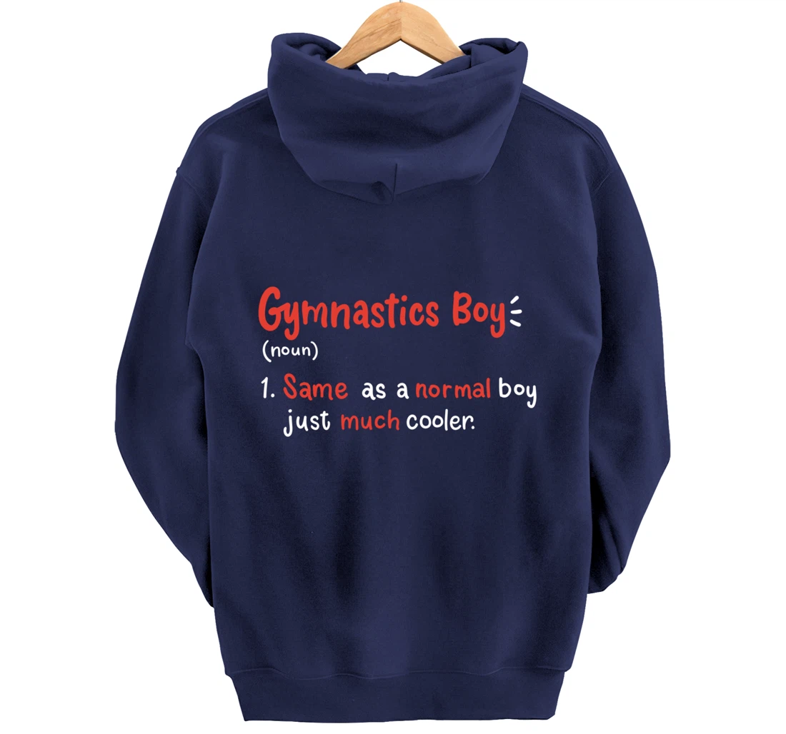 Gymnastics Boy Gymnasts Definition Pullover Hoodie