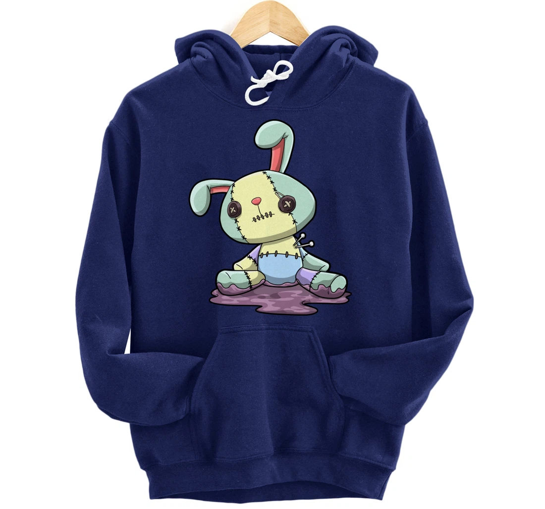 Bunny Pastel Goth Kawaii Anime Pullover Hoodie