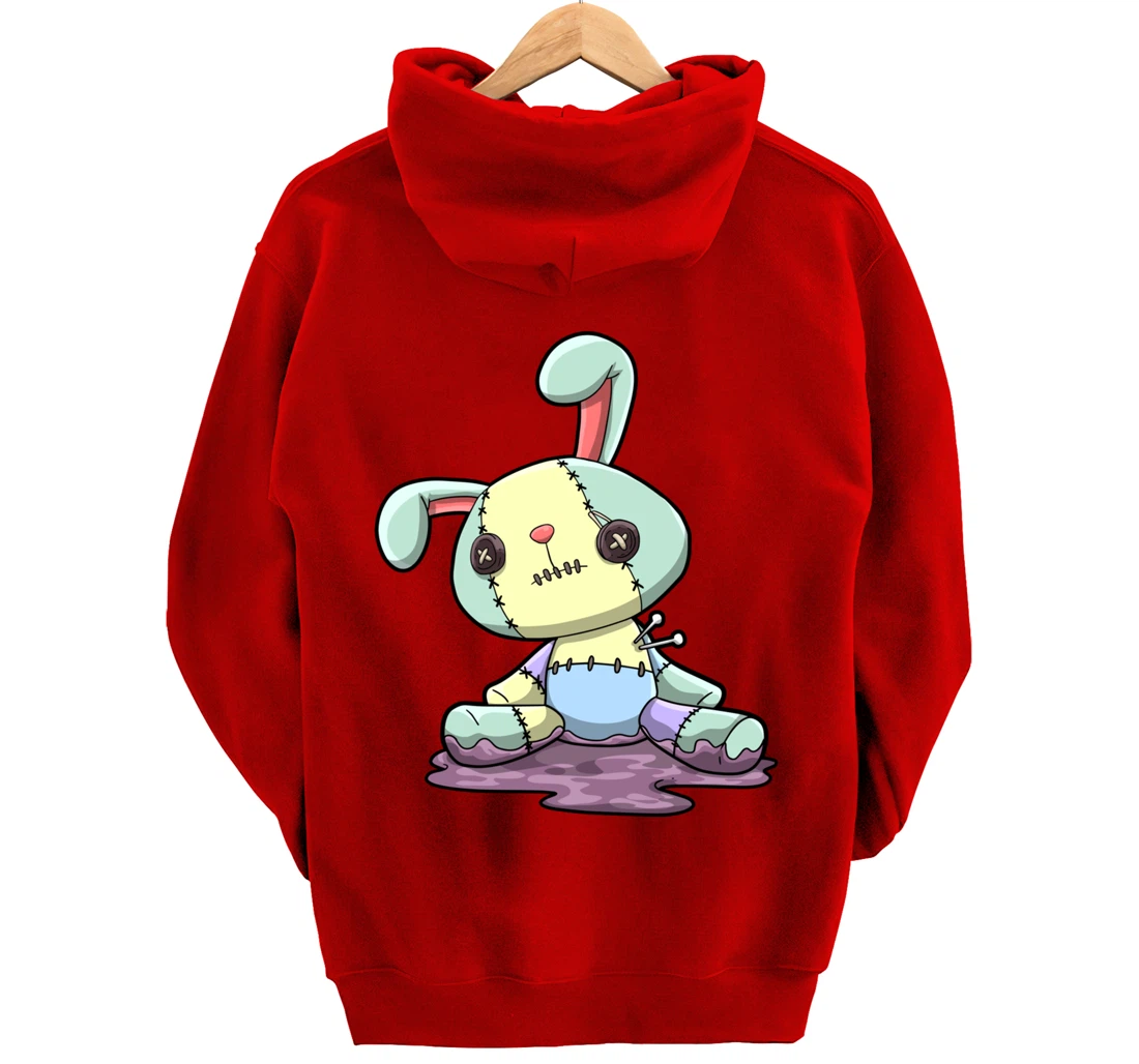Bunny Pastel Goth Kawaii Anime Pullover Hoodie