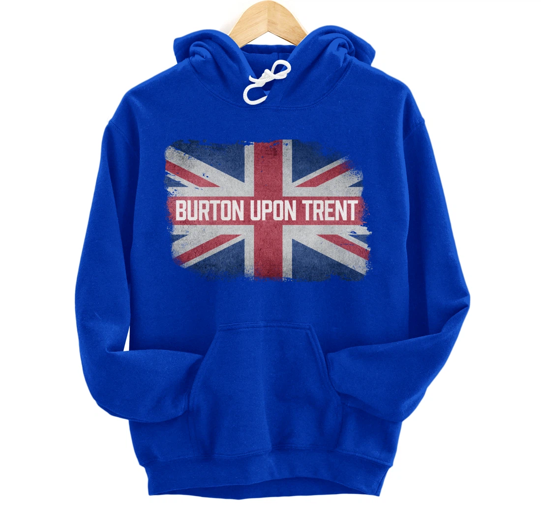 Burton upon Trent | United Kingdom British Flag Vintage UK Pullover Hoodie