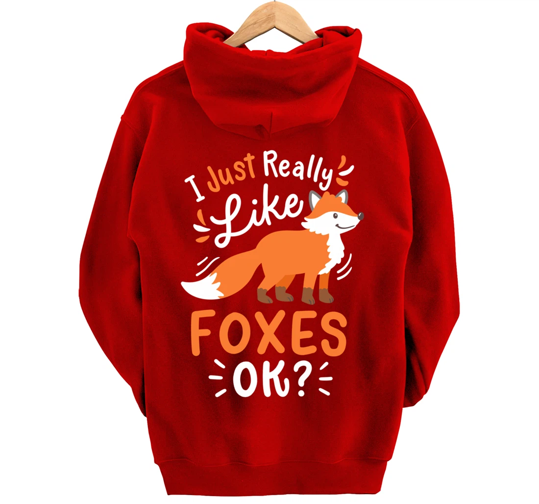 Foxes Fox Lover Pullover Hoodie