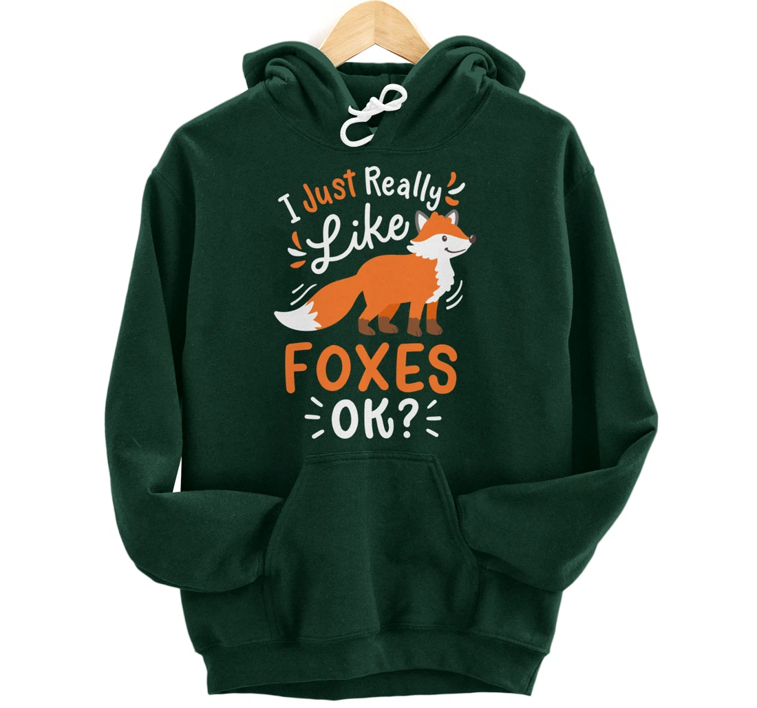 Foxes Fox Lover Pullover Hoodie