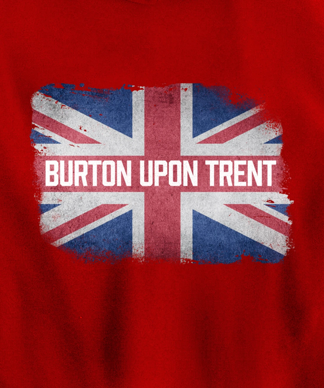 Burton upon Trent | United Kingdom British Flag Vintage UK Pullover Hoodie