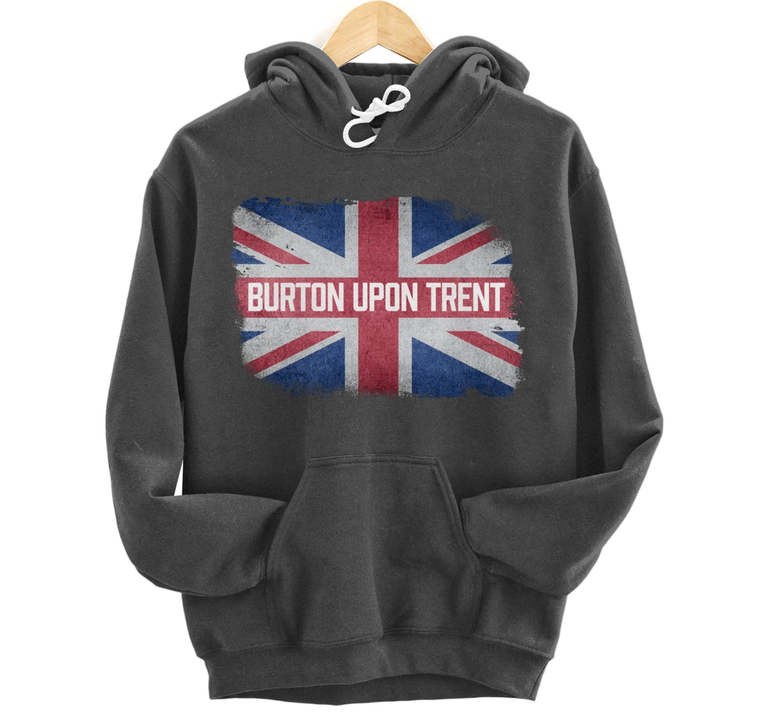 Burton upon Trent | United Kingdom British Flag Vintage UK Pullover Hoodie