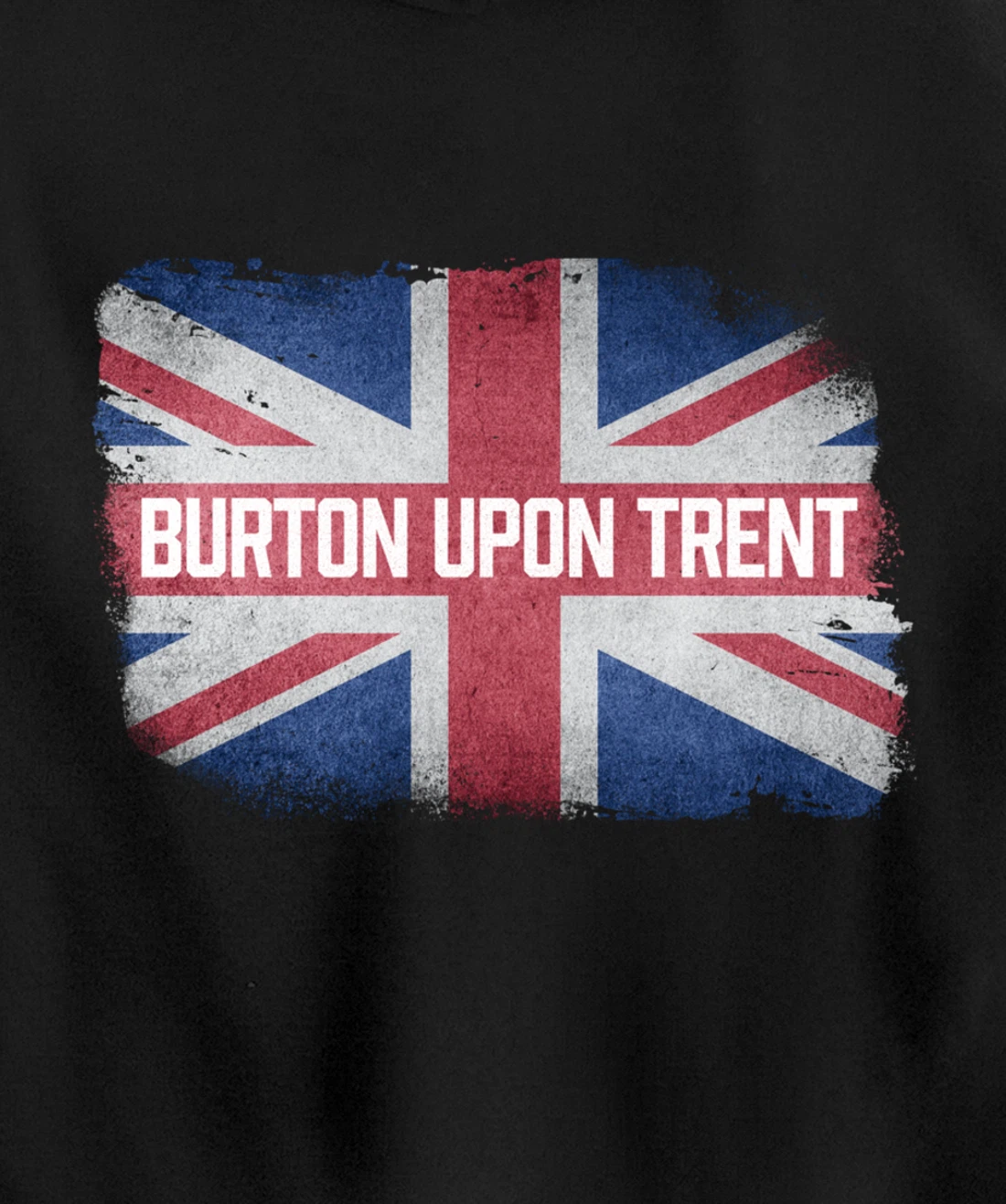 Burton upon Trent | United Kingdom British Flag Vintage UK Pullover Hoodie