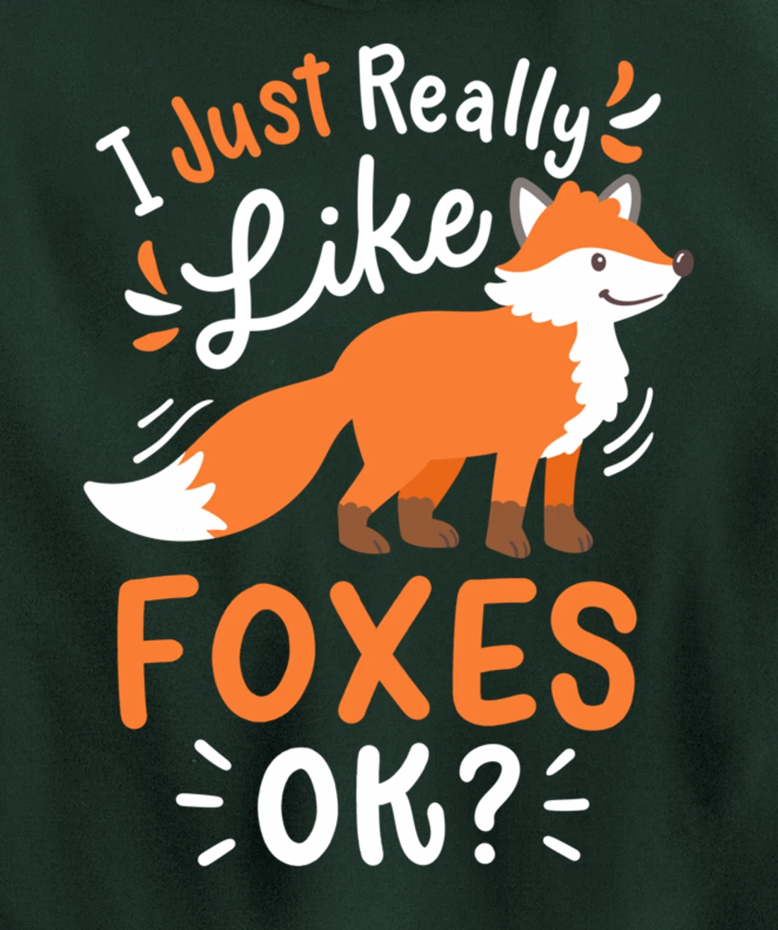 Foxes Fox Lover Pullover Hoodie