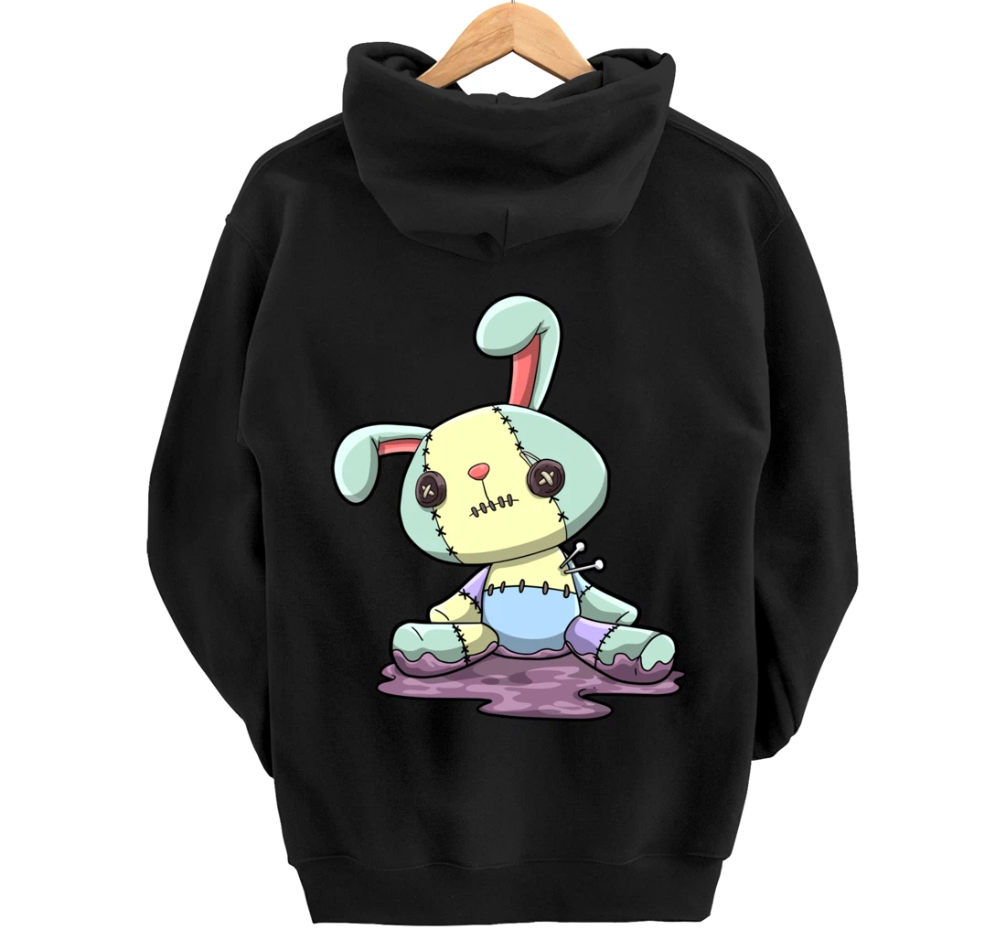 Bunny Pastel Goth Kawaii Anime Pullover Hoodie