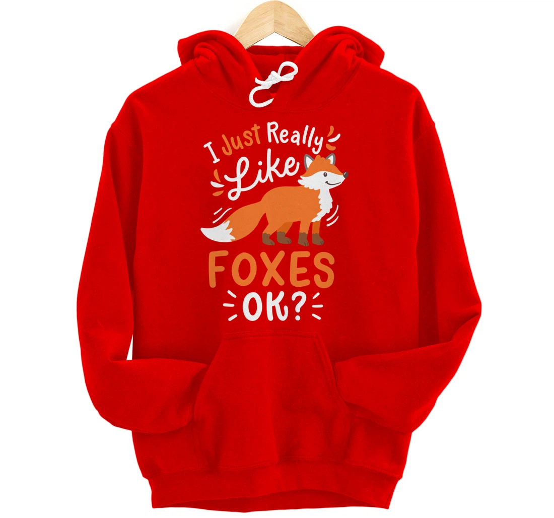 Foxes Fox Lover Pullover Hoodie