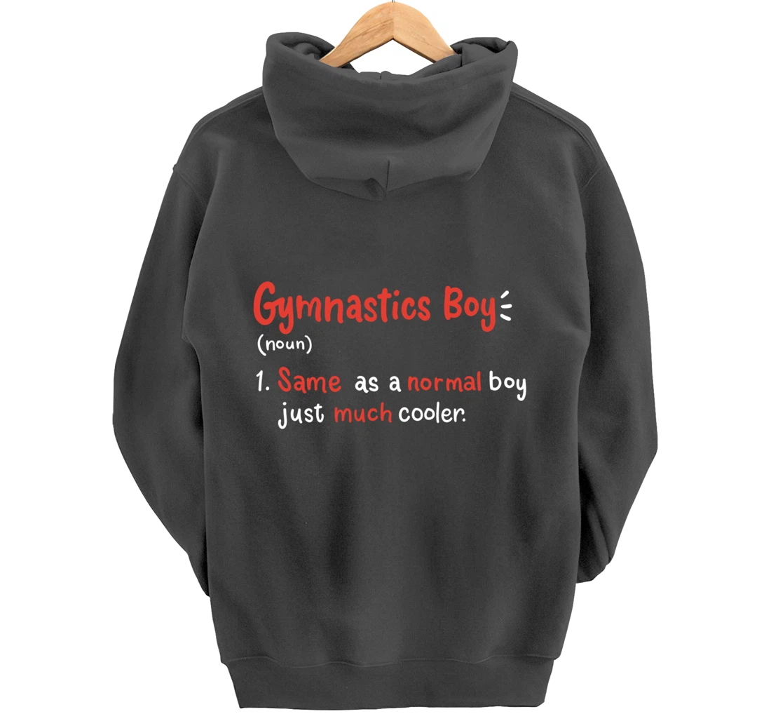 Gymnastics Boy Gymnasts Definition Pullover Hoodie