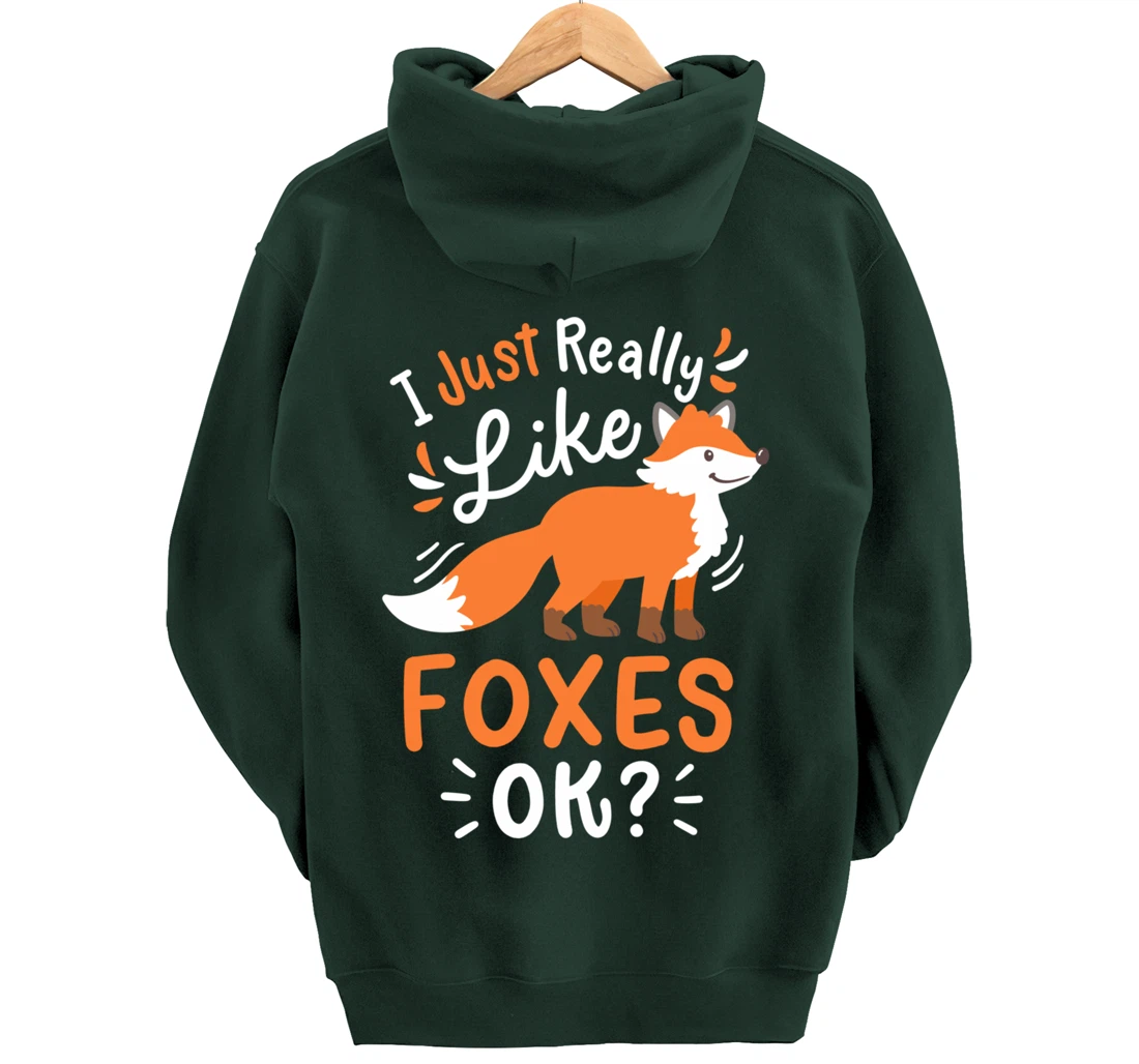 Foxes Fox Lover Pullover Hoodie