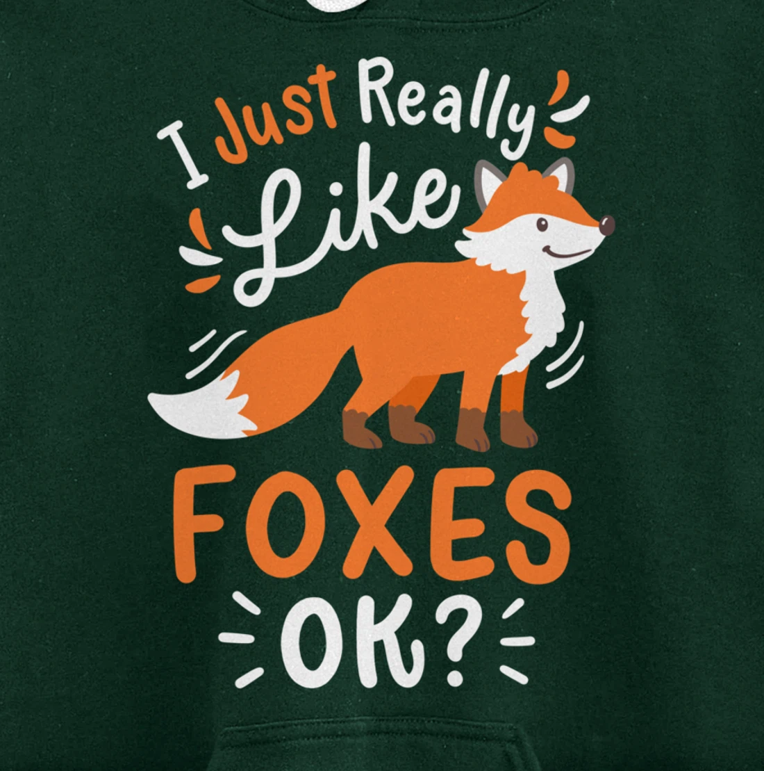 Foxes Fox Lover Pullover Hoodie