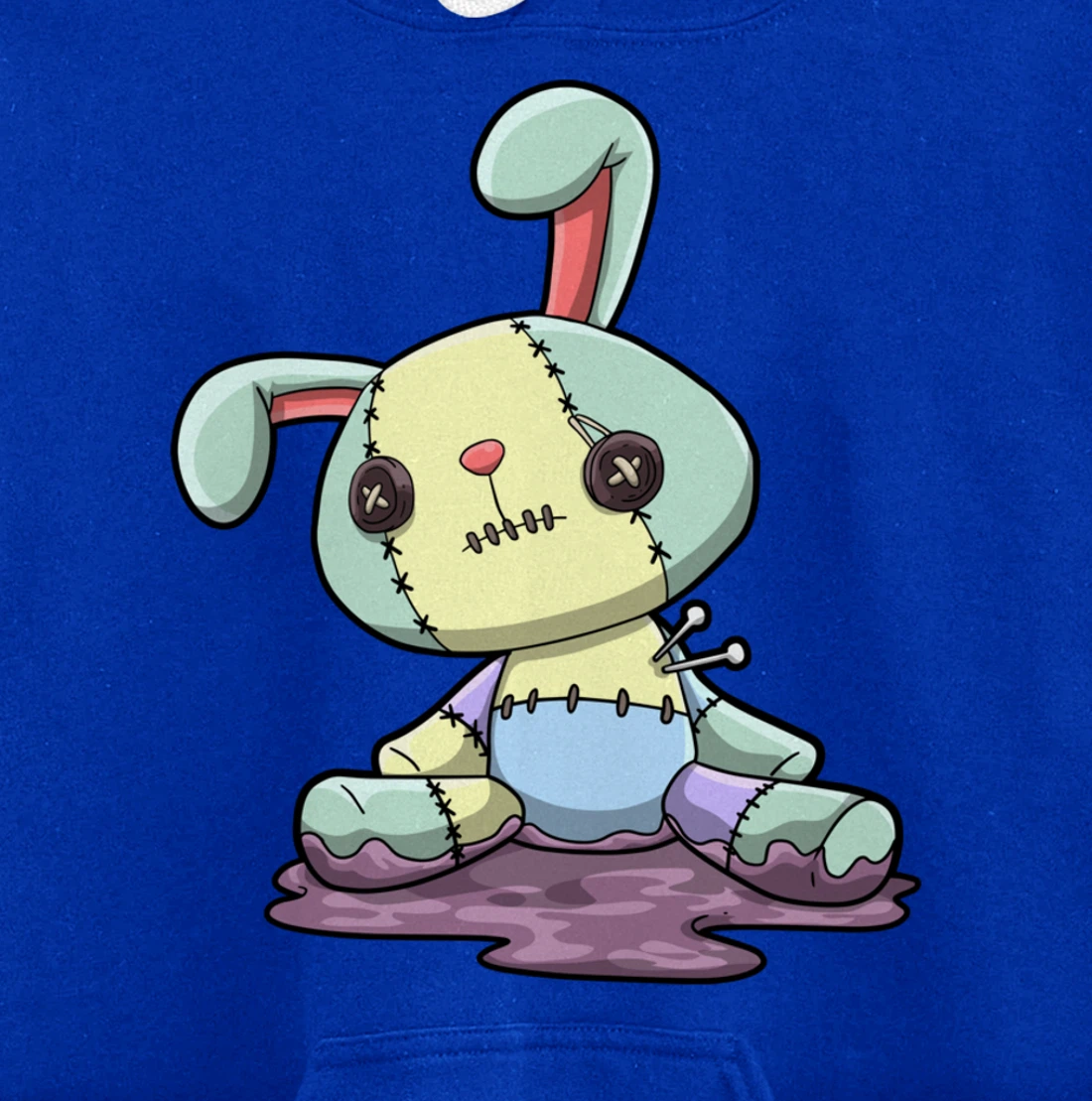 Bunny Pastel Goth Kawaii Anime Pullover Hoodie