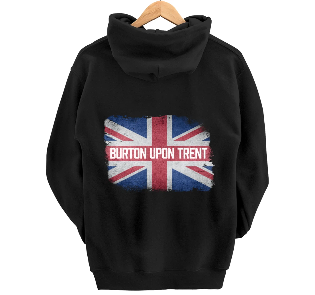 Burton upon Trent | United Kingdom British Flag Vintage UK Pullover Hoodie