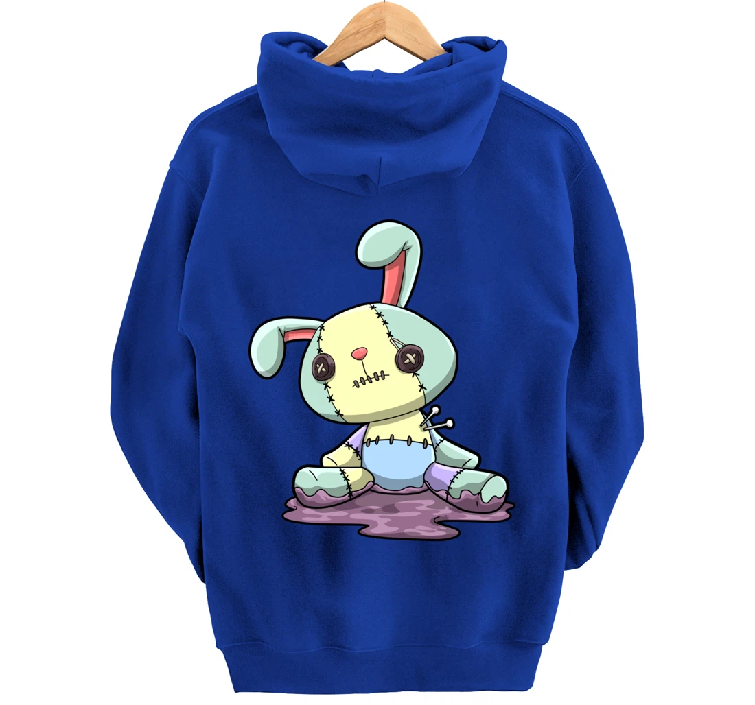 Bunny Pastel Goth Kawaii Anime Pullover Hoodie