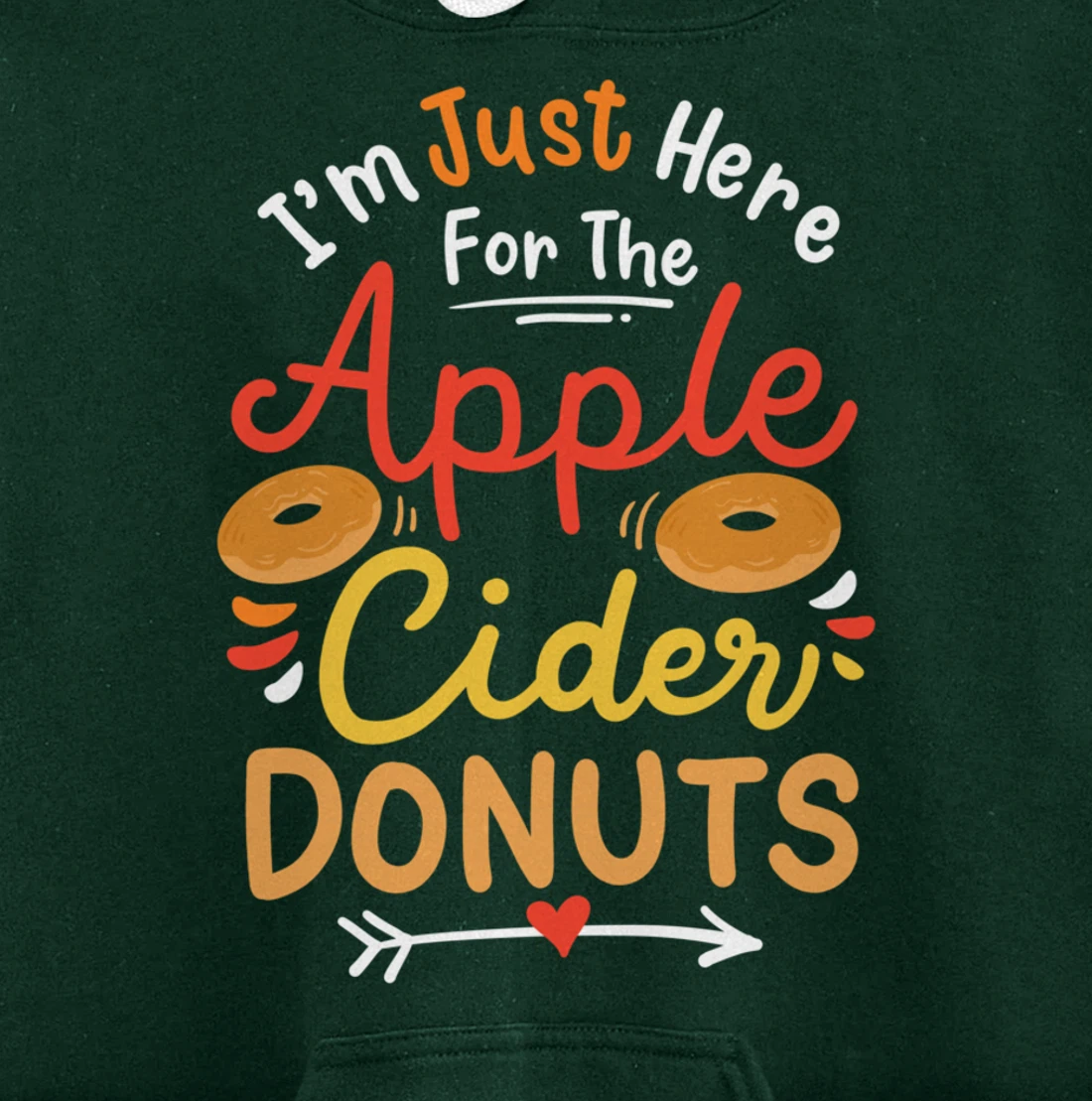 Apple Cider Donuts Apple Picking Pullover Hoodie
