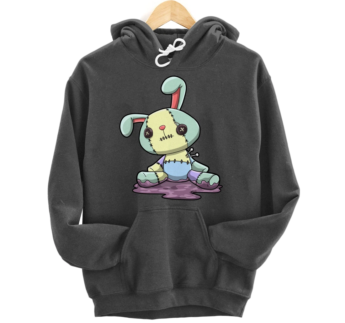 Bunny Pastel Goth Kawaii Anime Pullover Hoodie
