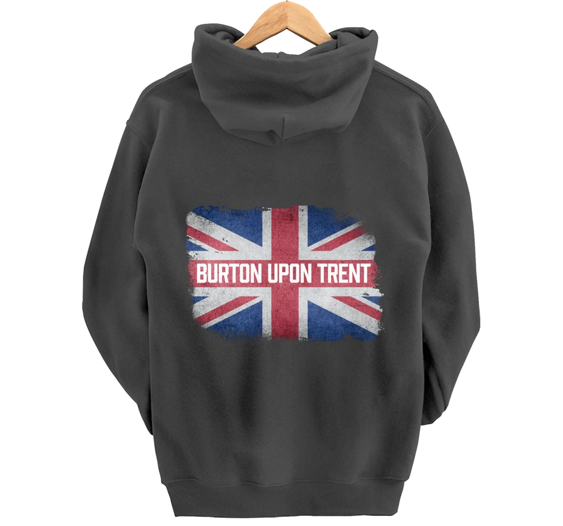 Burton upon Trent | United Kingdom British Flag Vintage UK Pullover Hoodie